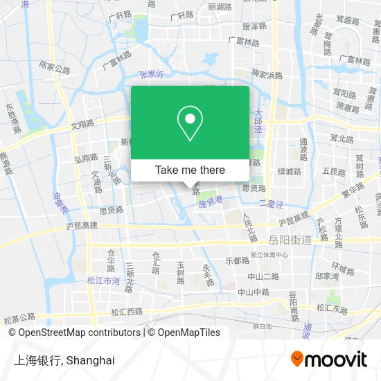 上海银行 map