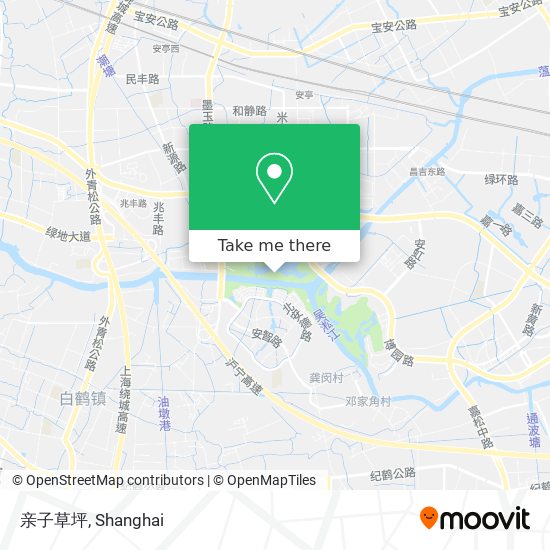 亲子草坪 map