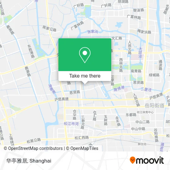 华亭雅居 map