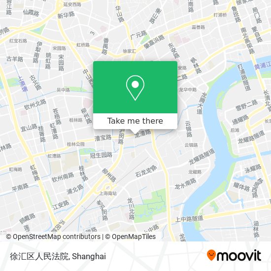 徐汇区人民法院 map