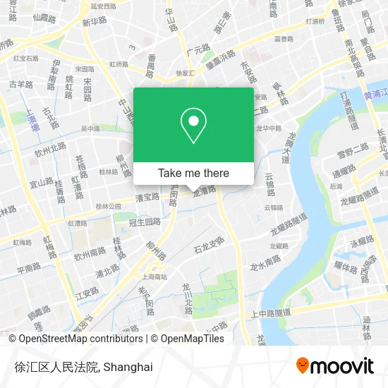 徐汇区人民法院 map