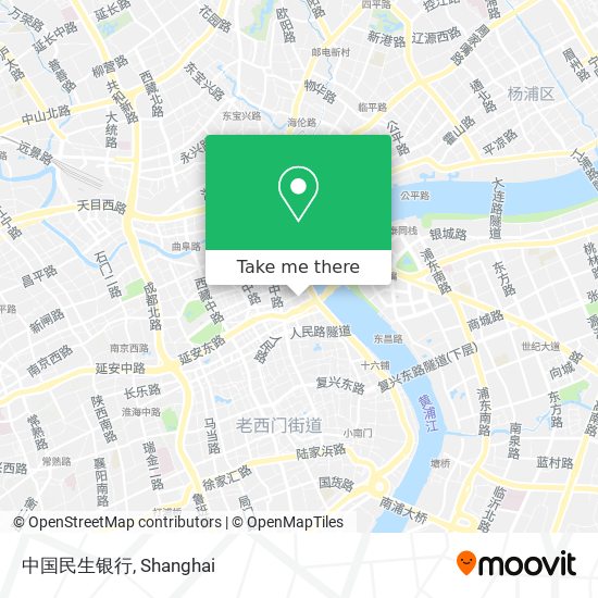 中国民生银行 map