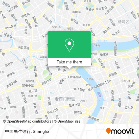 中国民生银行 map