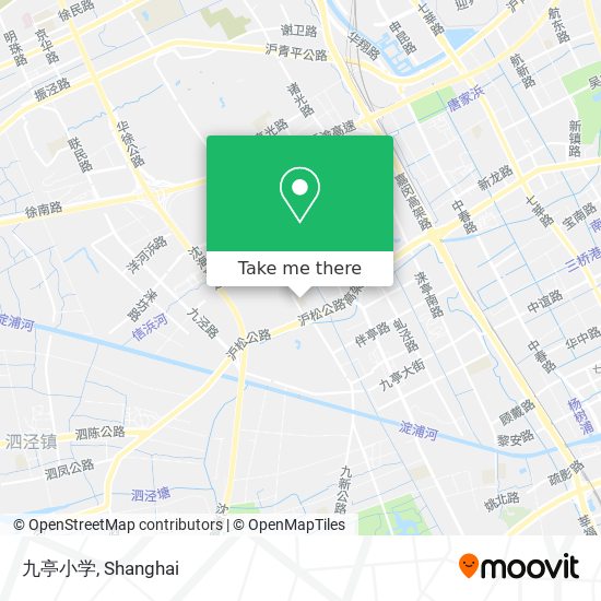 九亭小学 map