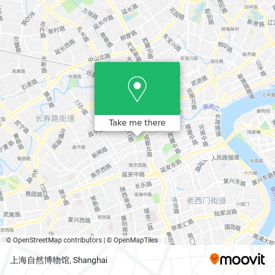 上海自然博物馆 map