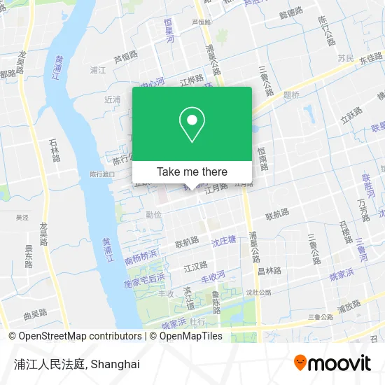 浦江人民法庭 map