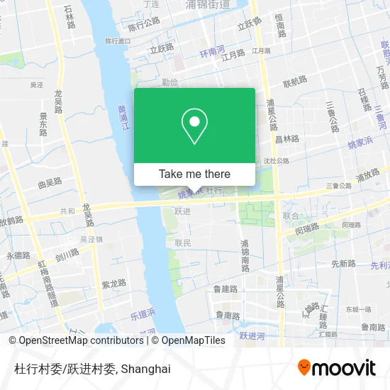 杜行村委/跃进村委 map