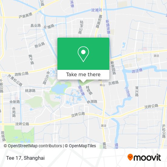 Tee 17 map