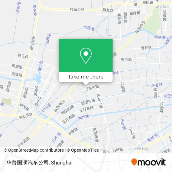 华普国润汽车公司 map