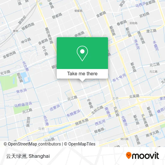 云天绿洲 map