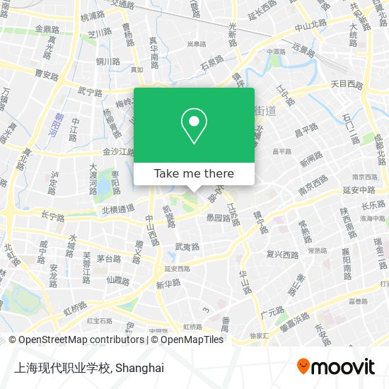 上海现代职业学校 map
