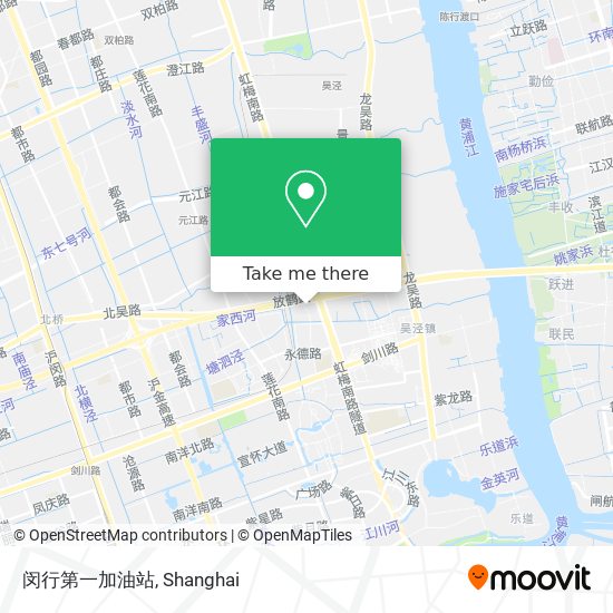 闵行第一加油站 map