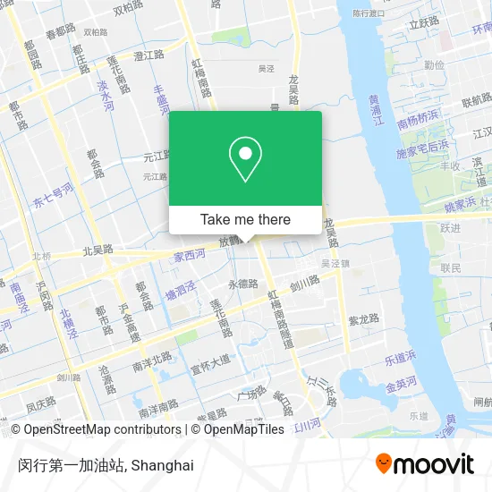 闵行第一加油站 map