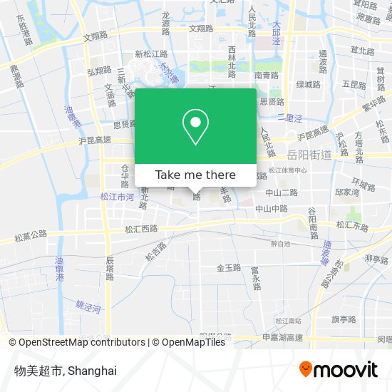 物美超市 map