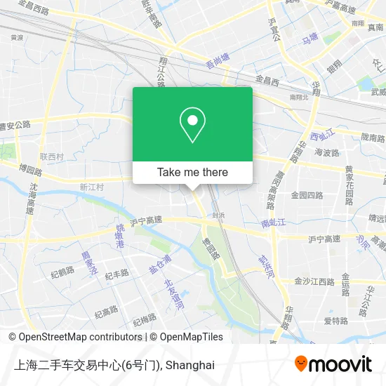 上海二手车交易中心(6号门) map