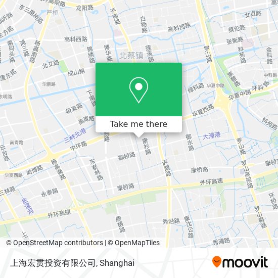 上海宏贯投资有限公司 map