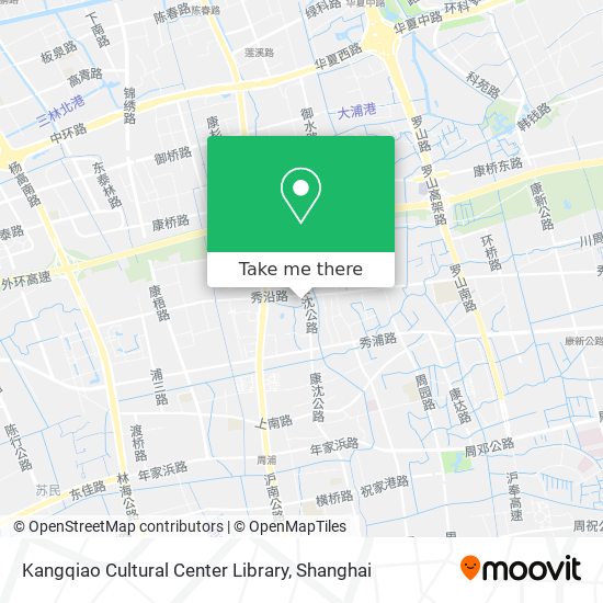 Kangqiao Cultural Center Library map