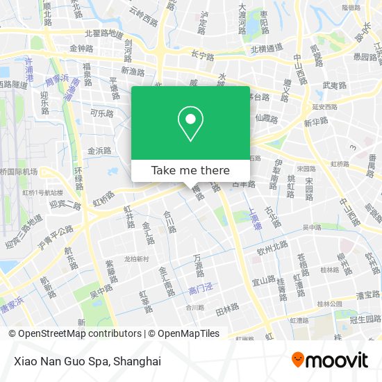 Xiao Nan Guo Spa map