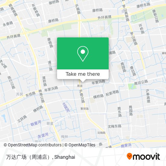 万达广场（周浦店） map