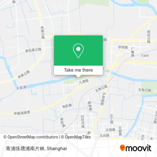 青浦练塘浦南片林 map