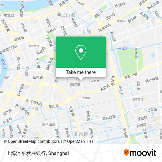 上海浦东发展银行 map