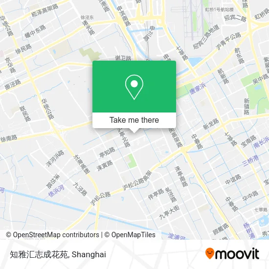 知雅汇志成花苑 map