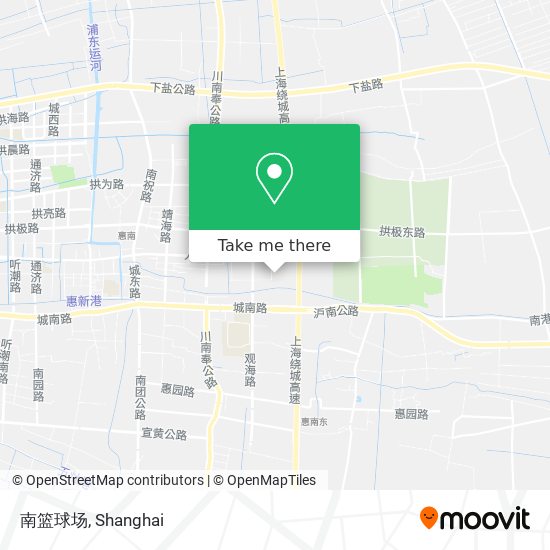 南篮球场 map