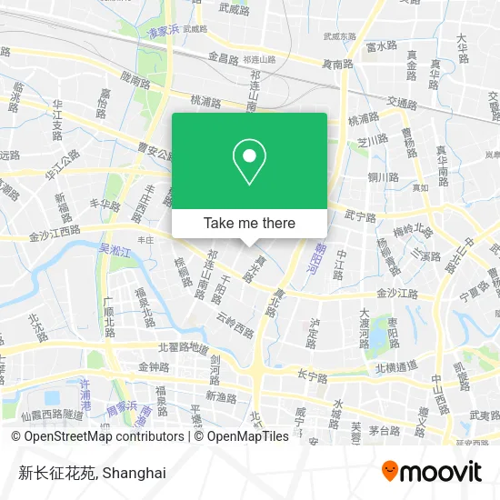 新长征花苑 map
