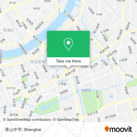 香山中学 map