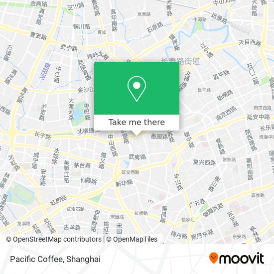 Pacific Coffee map