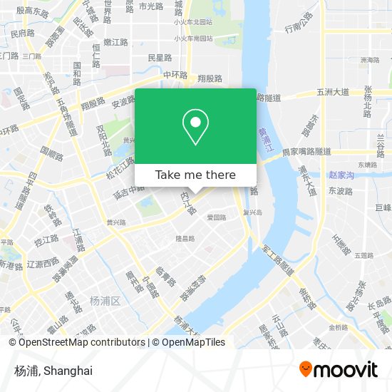 杨浦 map