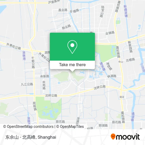 东佘山 - 北高峰 map