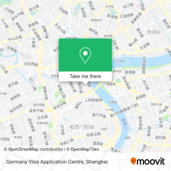 Germany Visa Application Centre map