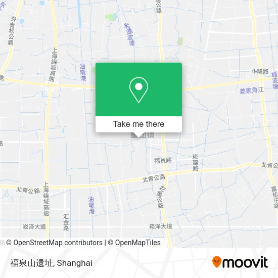 福泉山遗址 map