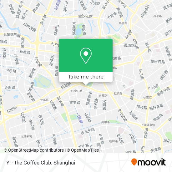 Yi - the Coffee Club map