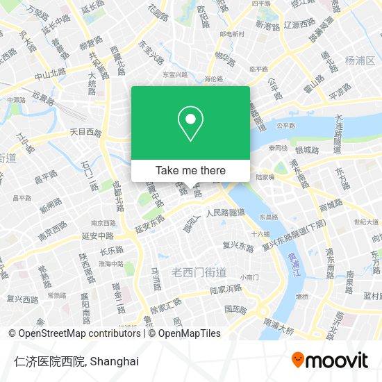 仁济医院西院 map