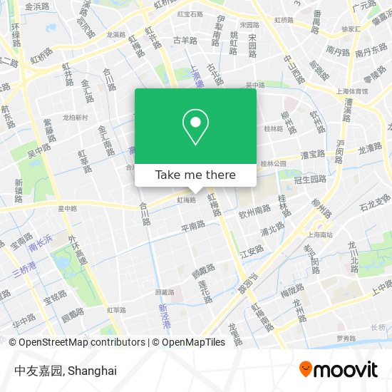 中友嘉园 map