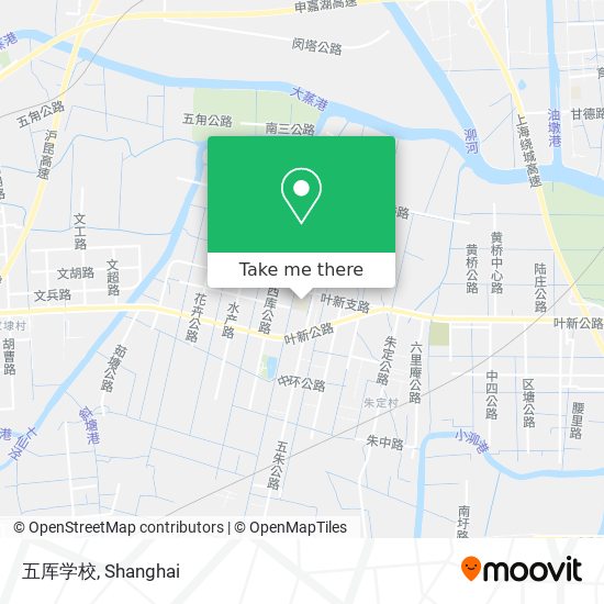 五厍学校 map
