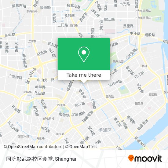 同济彰武路校区食堂 map