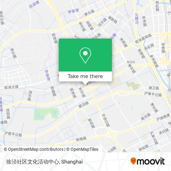 徐泾社区文化活动中心 map