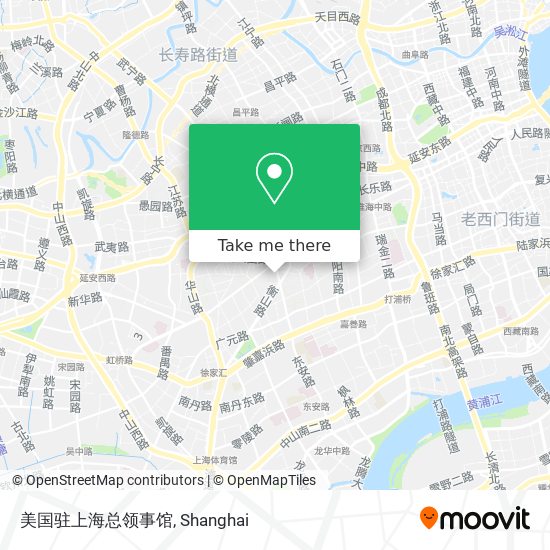 美国驻上海总领事馆 map