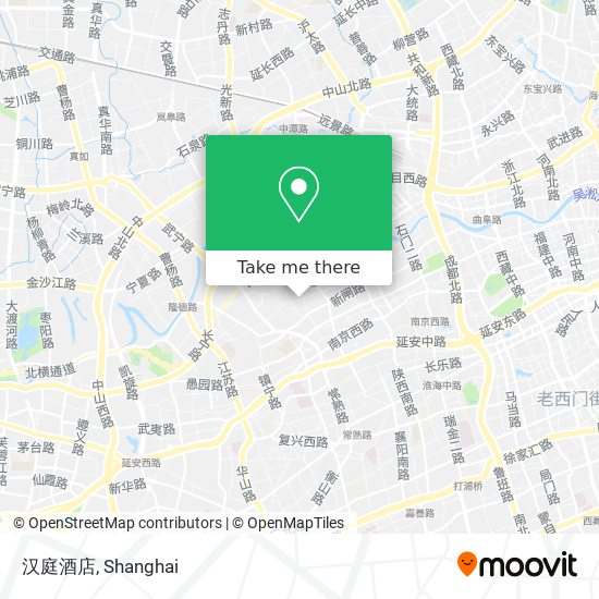 汉庭酒店 map
