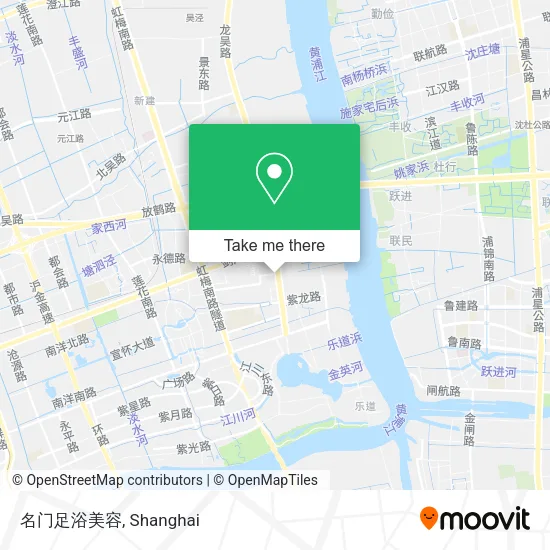 名门足浴美容 map