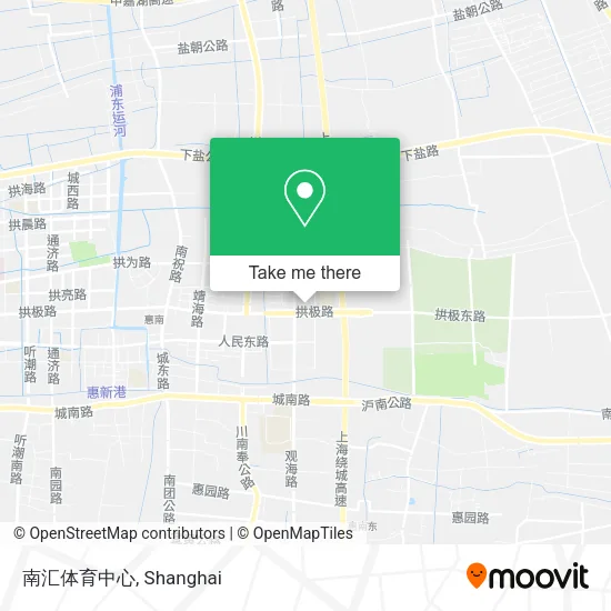 南汇体育中心 map