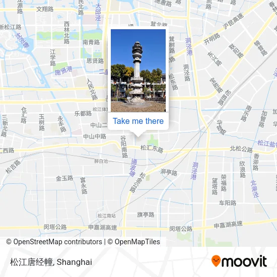 松江唐经幢 map