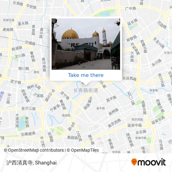 沪西清真寺 map