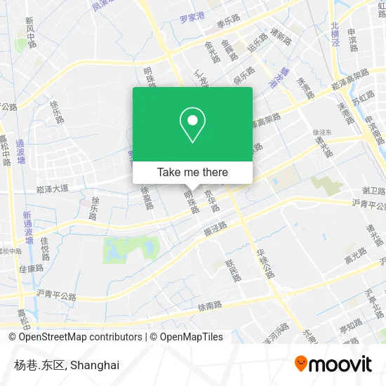 杨巷.东区 map