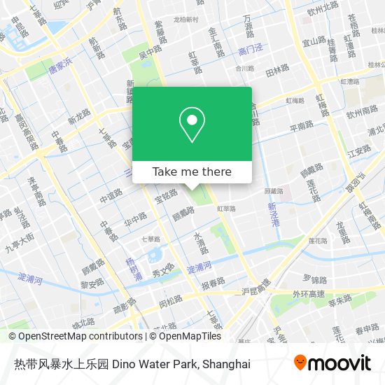 热带风暴水上乐园 Dino Water Park map