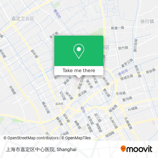 上海市嘉定区中心医院 map