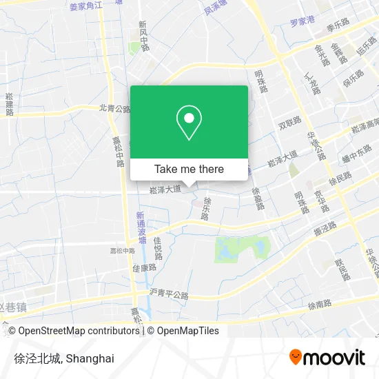 徐泾北城 map